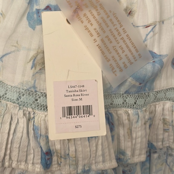 LoveShackFancy - TANISHA SKIRT- SANTA ROSA RIVER, brand new!! - Picture 7 of 8